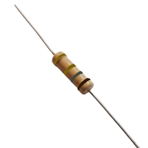 مقاومت 308 اهم کد 3w نظامی بسته 4 عددی مقاومت نظامی 820 اهم کد 4w - Image 1