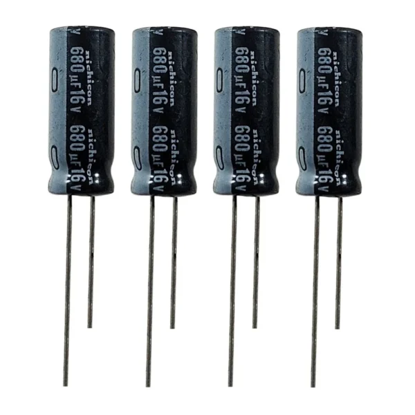 خازن 680 میکروفاراد 16 ولت نیچیکون مدل SK-68016