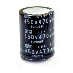 خازن الکترولیت نیپون کمی-کان مدل 470 میکروفاراد 450 ولت