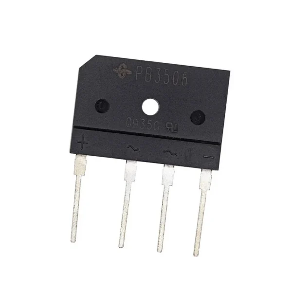 پل دیود 8 آمپر 800 ولت مدل شانه ای GBU-808