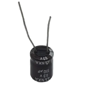 خازن الکترولیت 100 میکروفاراد 63 ولت مدل NXA