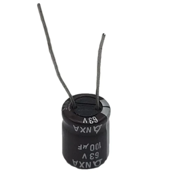 خازن الکترولیت 100 میکروفاراد 63 ولت مدل NXA خازن الکترولیت 100 میکروفاراد 63 ولت مدل NXA
