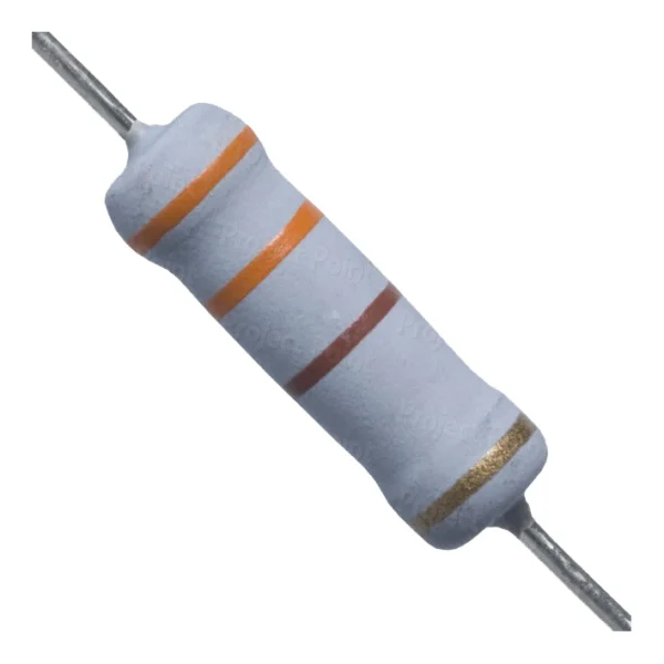 مقاومت 330 اهم 2 وات کد 330R/2W مقاومت 330 اهم 2 وات کد 330R/2W