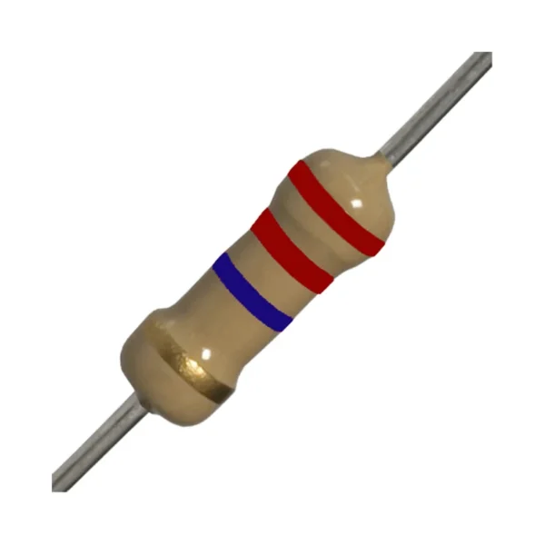 مقاومت 22 مگا اهم 1/4 وات کد 22M/1/4W