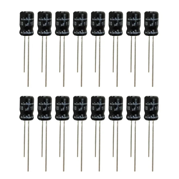 خازن الکترولیت 10 میکروفاراد 16 ولت نیچیکون مدل SK-1016