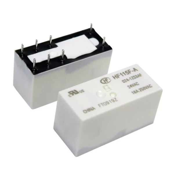 رله الکترونیکی 24 ولت 16 آمپر هونگفا مدل HF115F-A/024-1ZS3AF