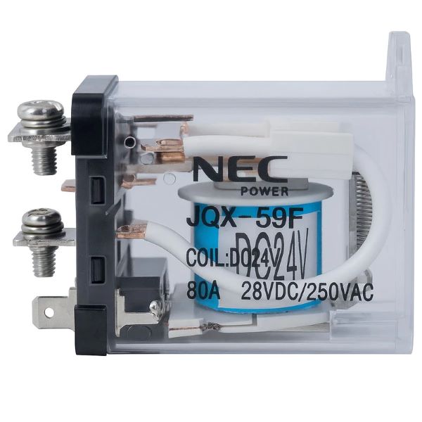 رله 250 ولت 80 آمپر ان ای سی مدل JQX-59F-80A-28VDC/250VAC
